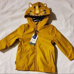 Joules hooded raincoat for boys/girls 3T